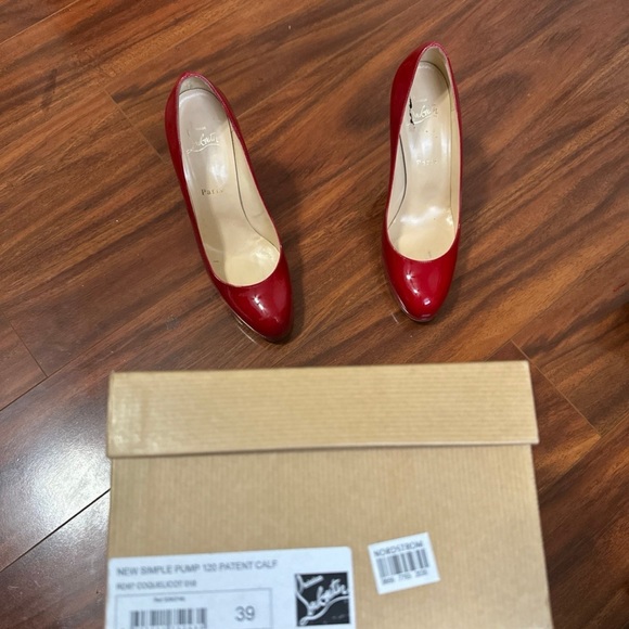 Christian Louboutin Red Patent - Picture 4 of 4